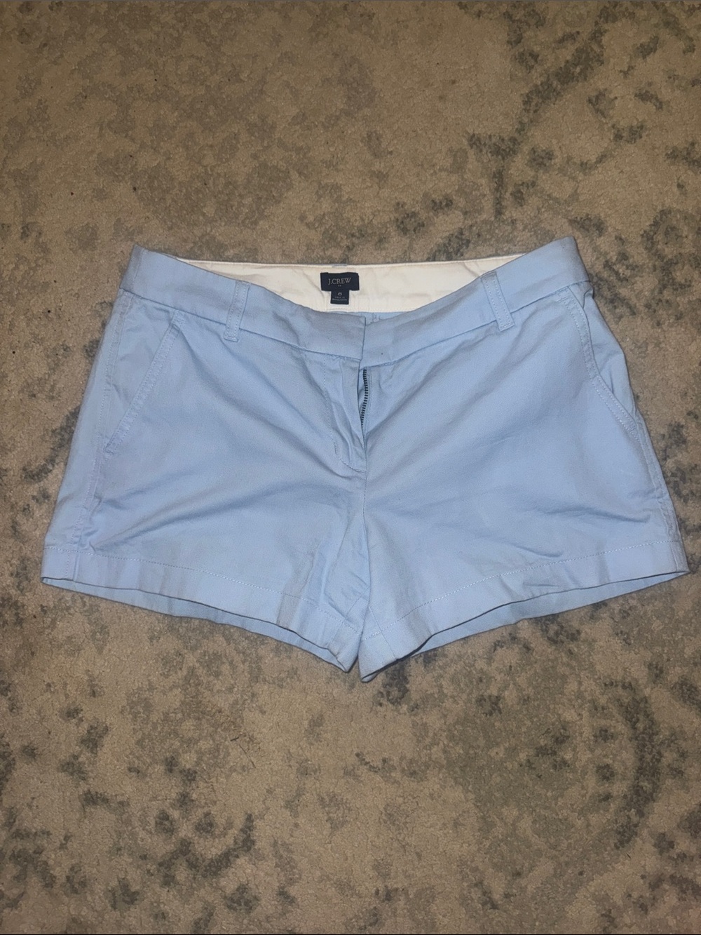 J. Crew Light Blue Women's Chino Shorts